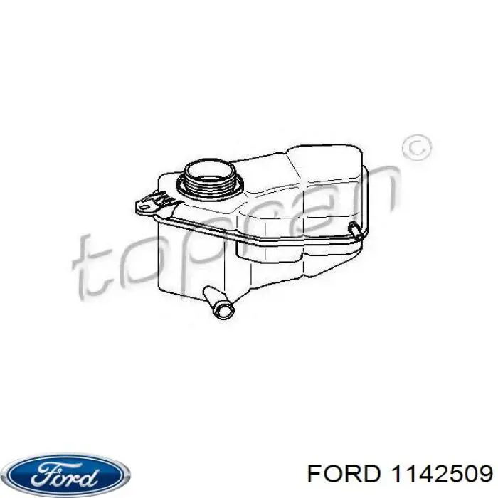 Бачок системи охолодження, розширювальний 1142509 Ford