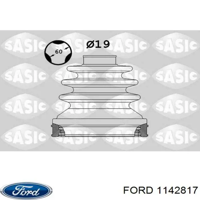 Купити 1142817 Ford Пильник шарніра кутових швидкостей внутрішній передній