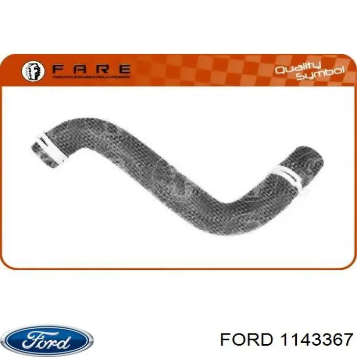 Купити 1143367 Ford Шланг/патрубок радіатора охолодження, нижній