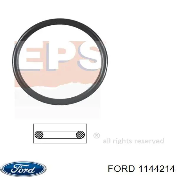 1144214 Ford прокладка термостата