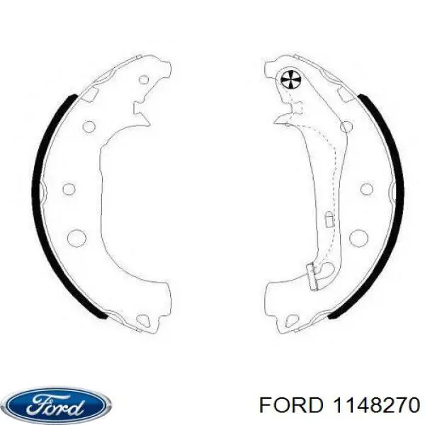 Гнучка гальмівна трубка задня Ford 1148270
