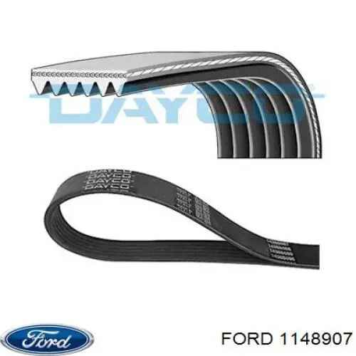 Клиновий ремінь Ford 1148907 ціна, від 370.34 UAH