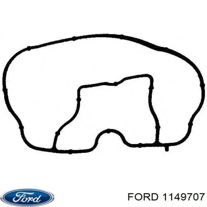 Прокладка впускного колектора 1149707 Ford