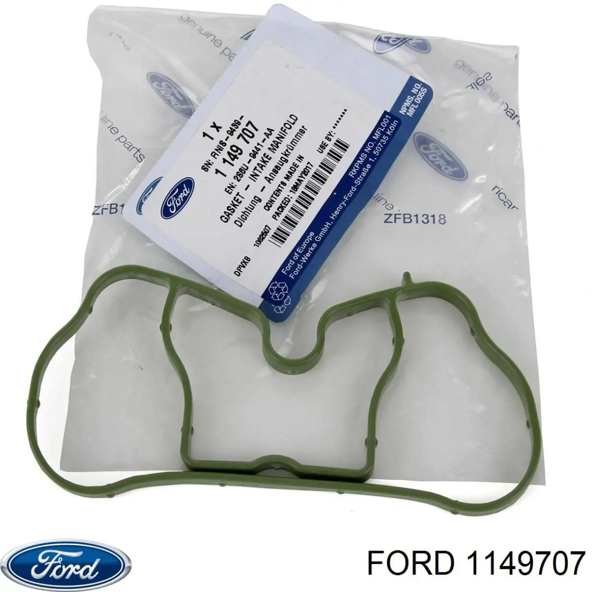 Купити 1149707 Ford Прокладка впускного колектора
