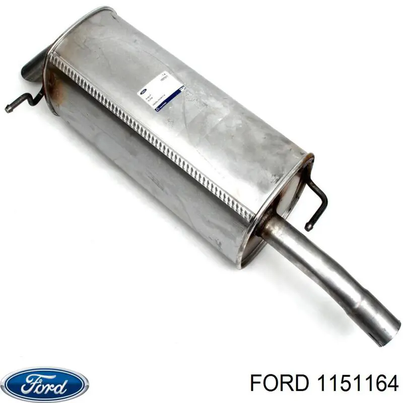 1151164 Ford глушник, задня частина