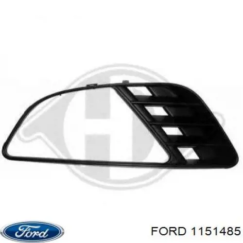 Купити 1151484 Ford Заглушка/ решітка протитуманних фар бампера переднього, права