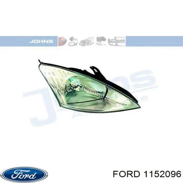 1152096 Ford фара права