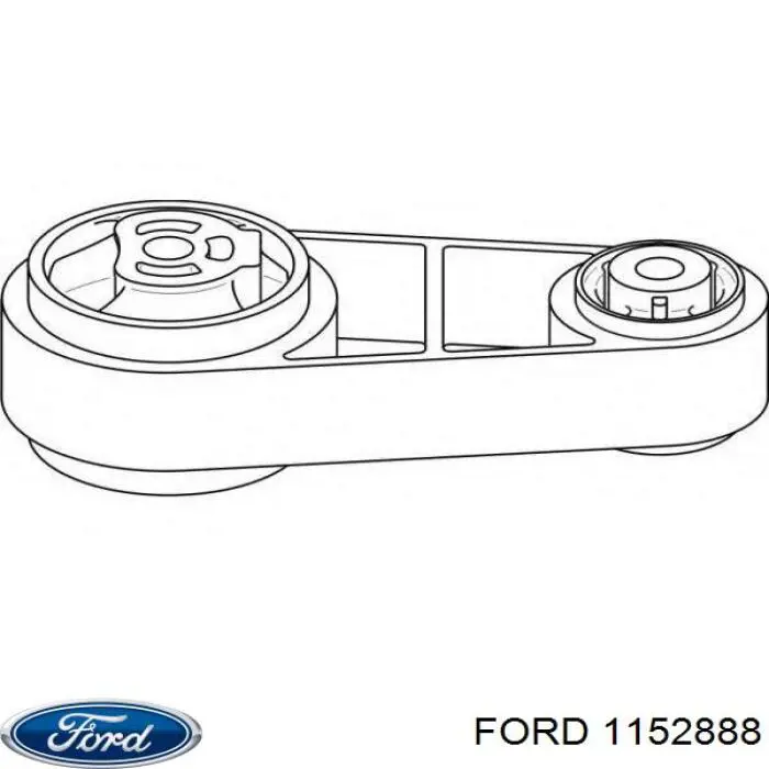 Подушка (опора) двигуна, задня Ford 1152888 ціна, від 28.92 USD