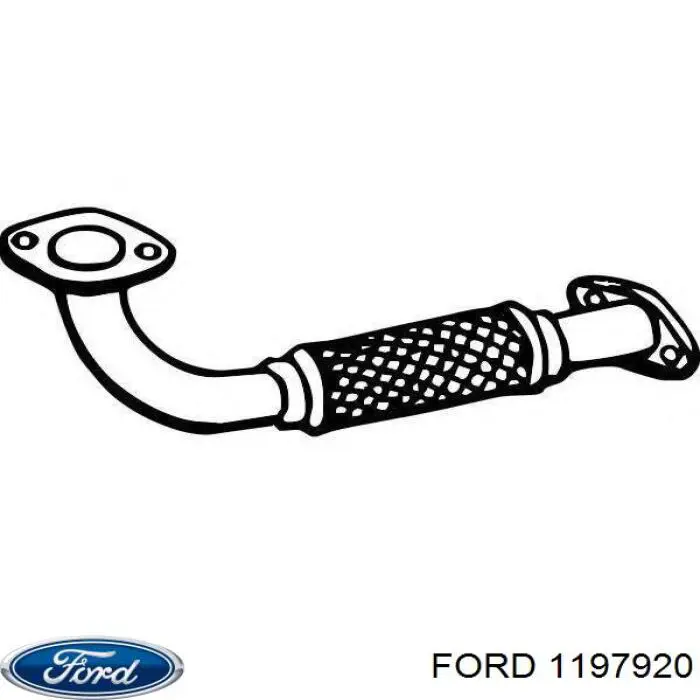 Купити 1148395 Ford Труба приймальна (штани) глушника, передня