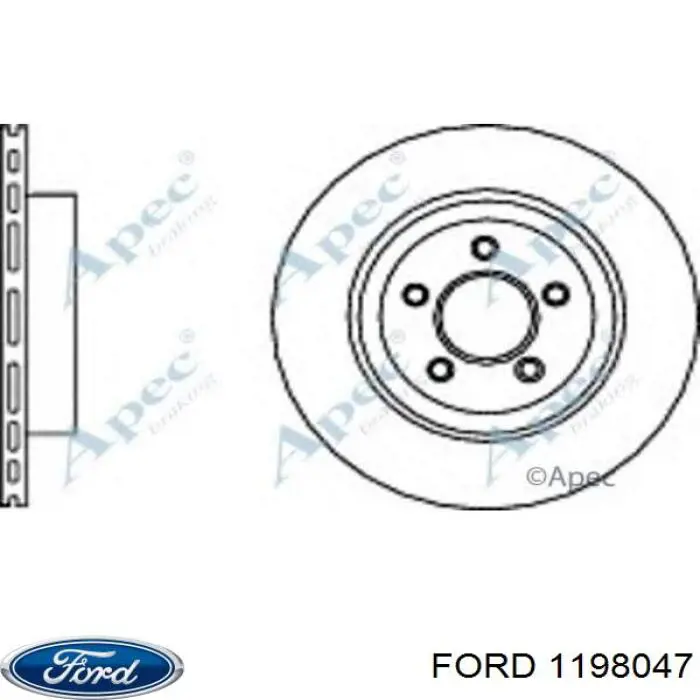 Помпа 1198047 Ford