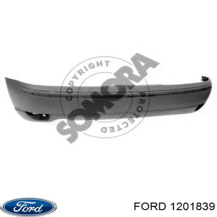 Кожух бампера заднього Ford 1201839 ціна, від 100.32 USD