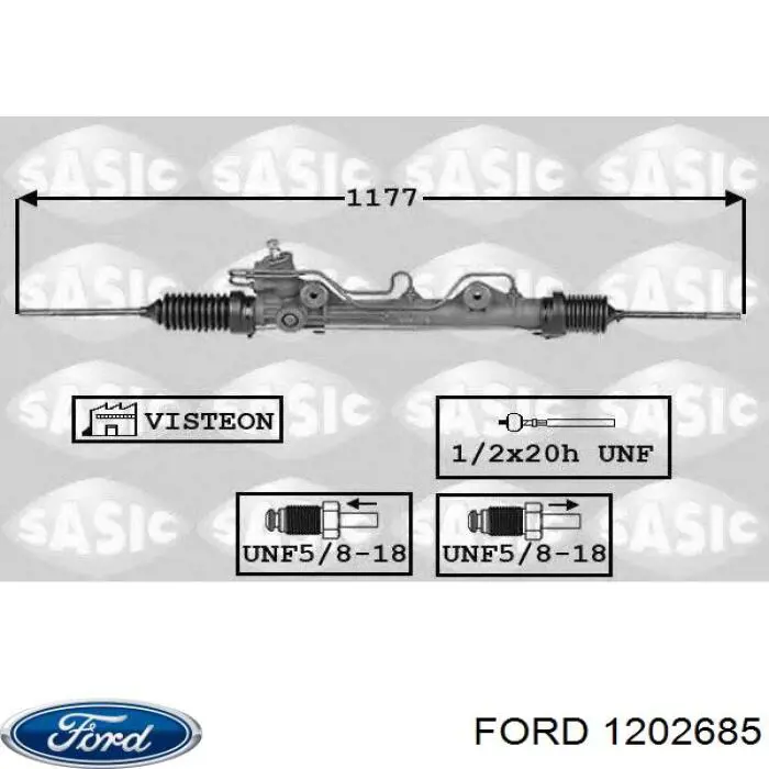 Управління рульове в зборі Ford 1202685 ціна, від 194.16 USD