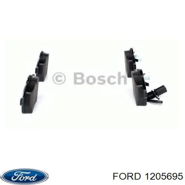 Купити 1205695 Ford Колодки гальмівні передні, дискові