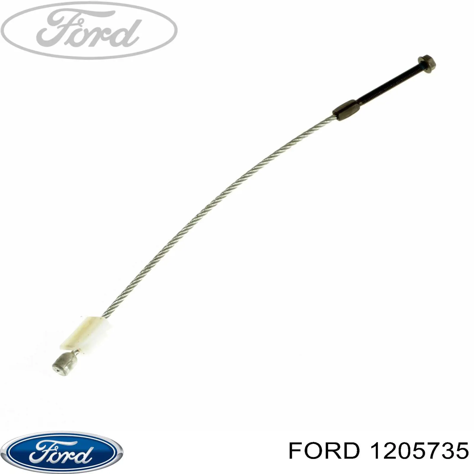 1205735 Ford трос ручного гальма передній