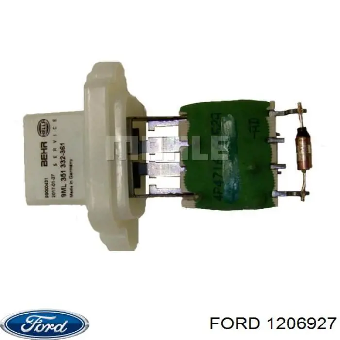 1206927 Ford резистор (опір пічки, обігрівача салону)