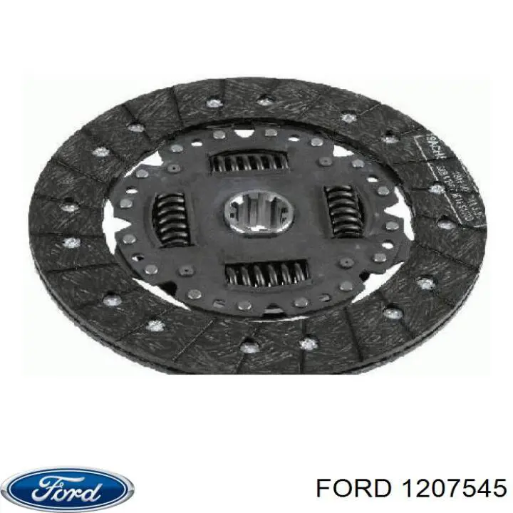 1207545 Ford заглушка/ решітка протитуманних фар бампера переднього, ліва
