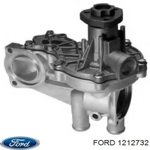 Помпа водяна (насос) охолодження, в зборі з корпусом 1212732 Ford