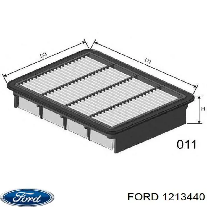 Повітряний фільтр 1213440 Ford