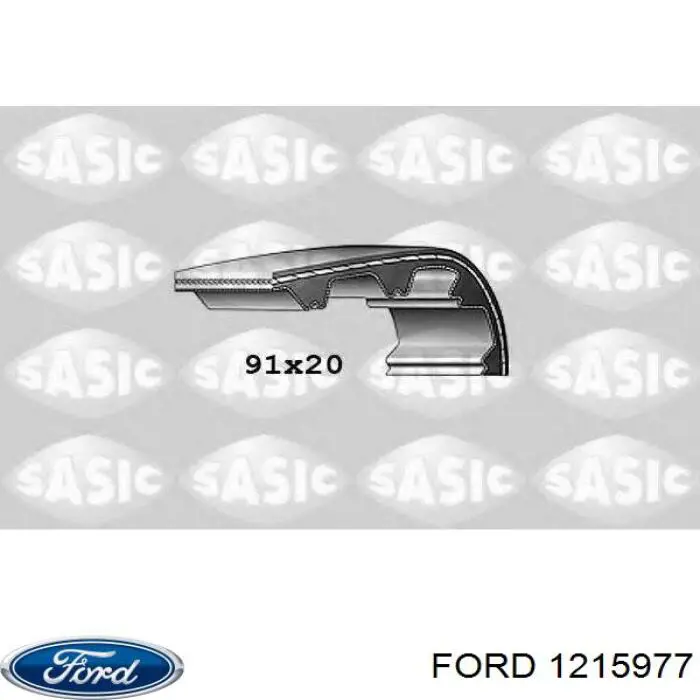 Купити 1215977 Ford Ремінь газорозподільного механізму