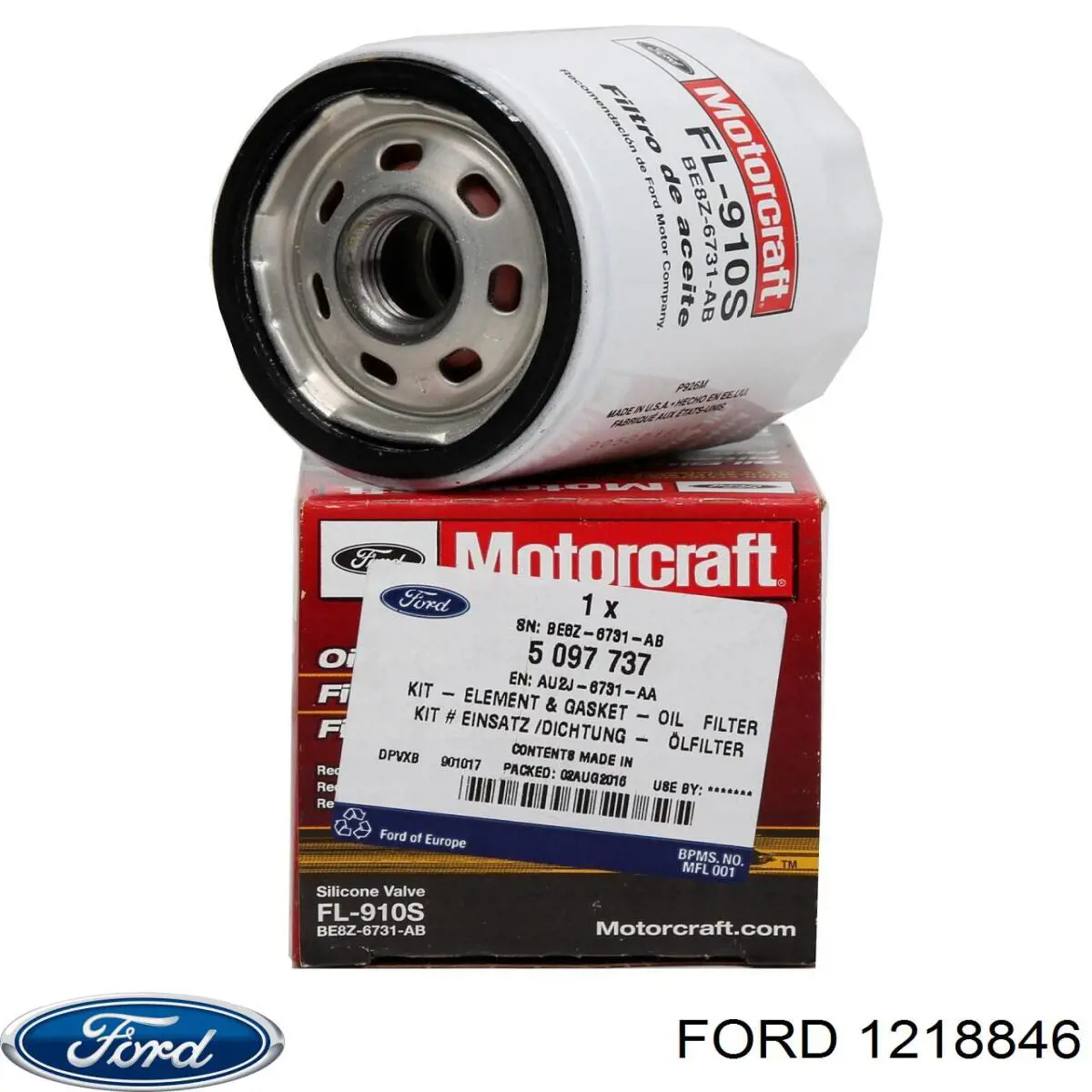 Купити 1218846 Ford Фільтр очищення масла відцентровий