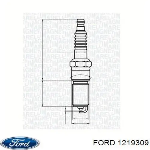 Купити 1219309 Ford Свічка запалювання