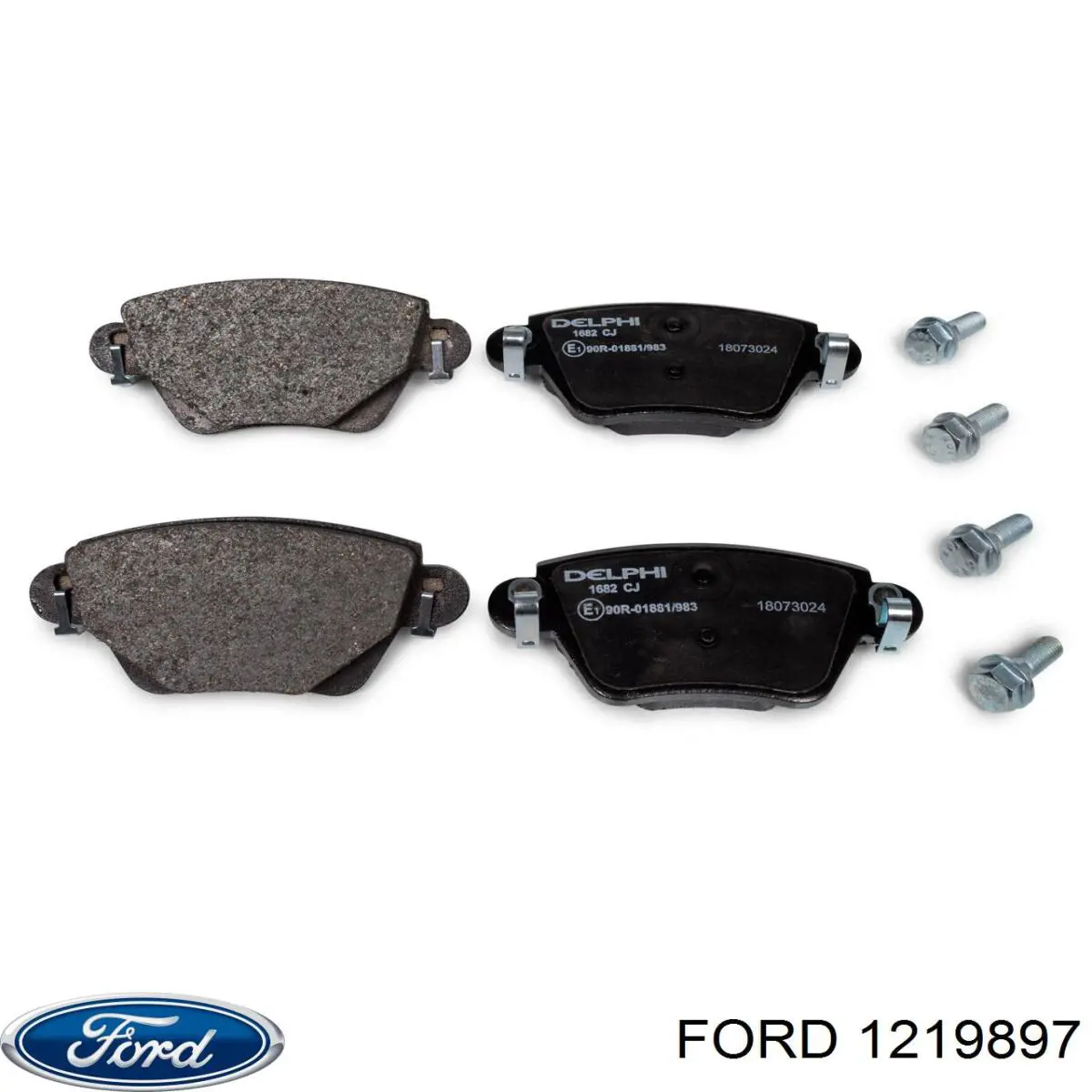 Задні гальмівні колодки 1219897 Ford