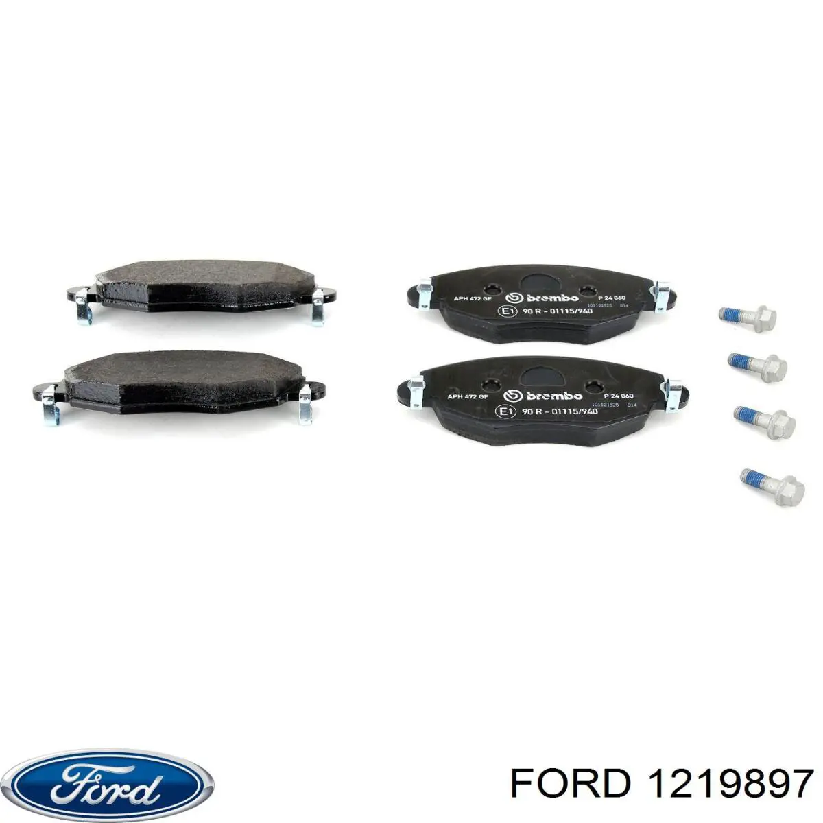 Задні дискові колодки Ford 1219897