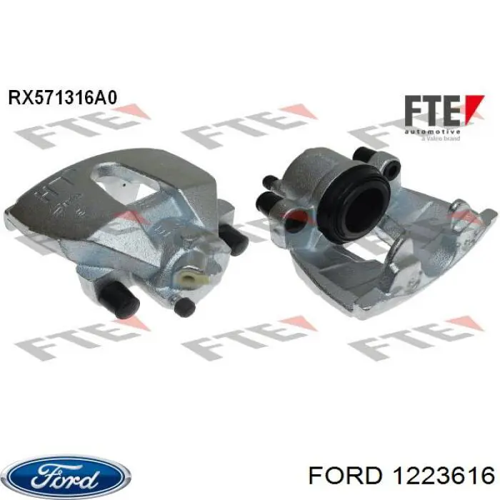 1223616 Ford Супорт гальмівний, передній, лівий