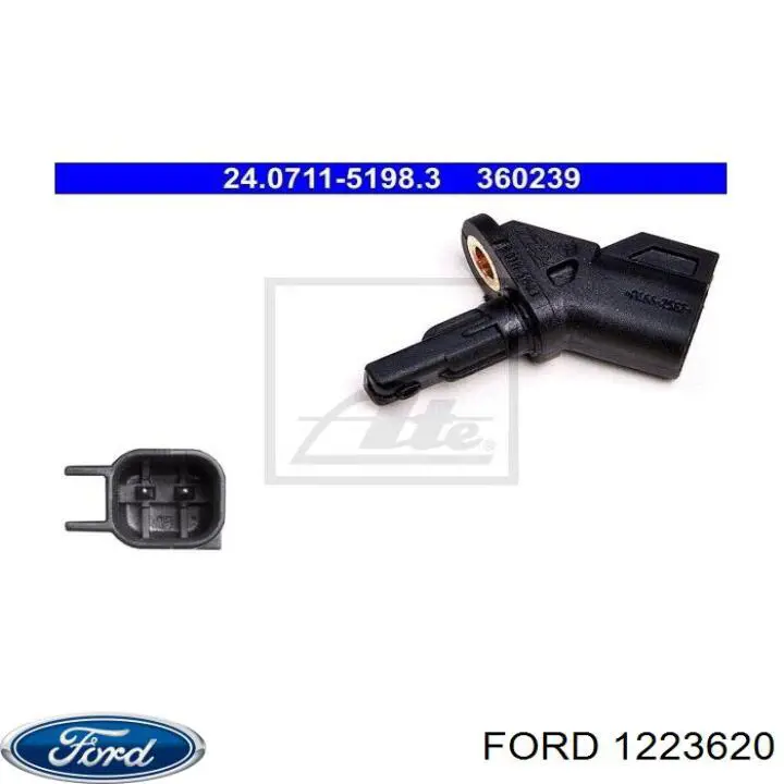1223620 Ford датчик абс (abs передній)