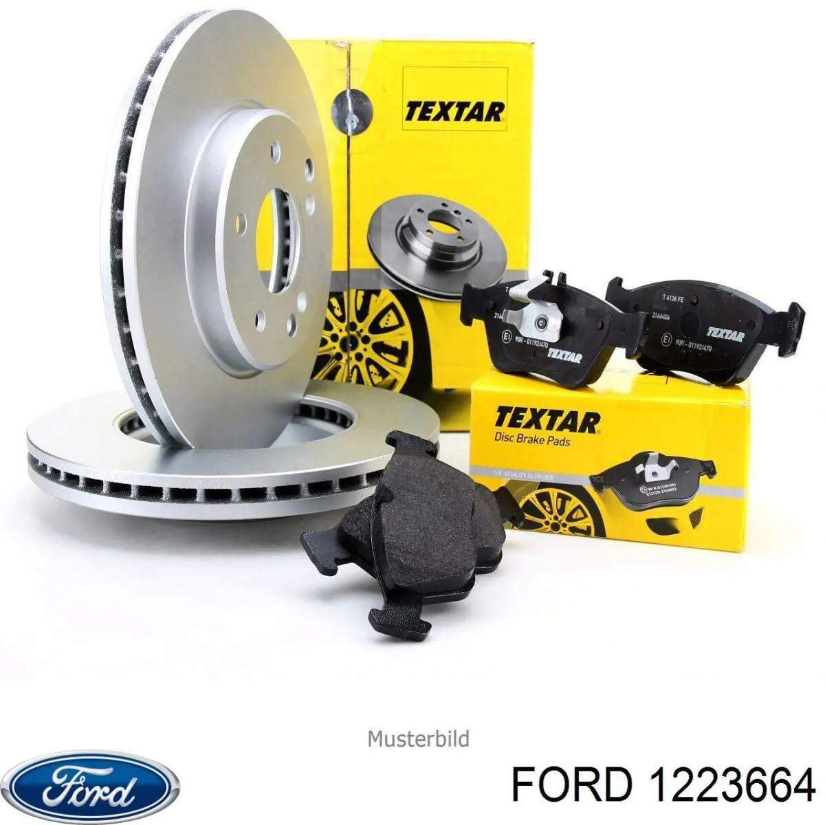1223664 Ford Гальмо дискове переднє