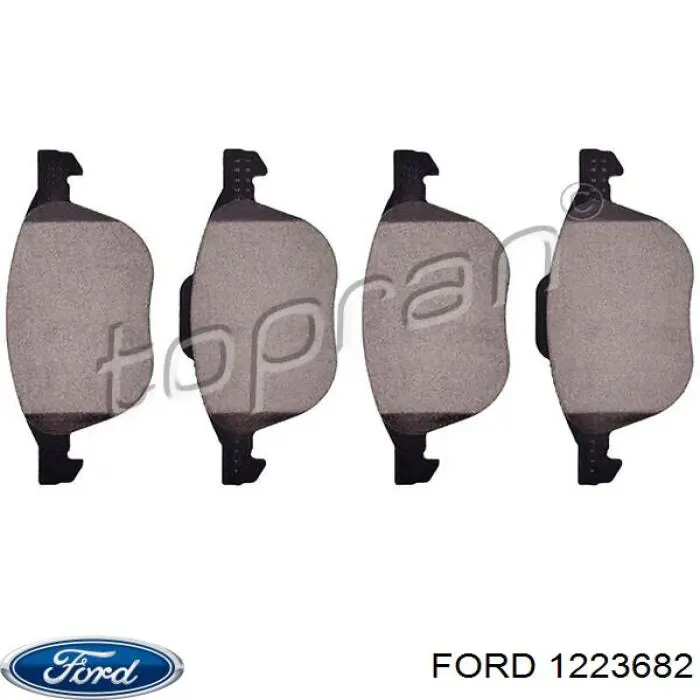 Купити 1223682 Ford Колодки гальмівні передні, дискові