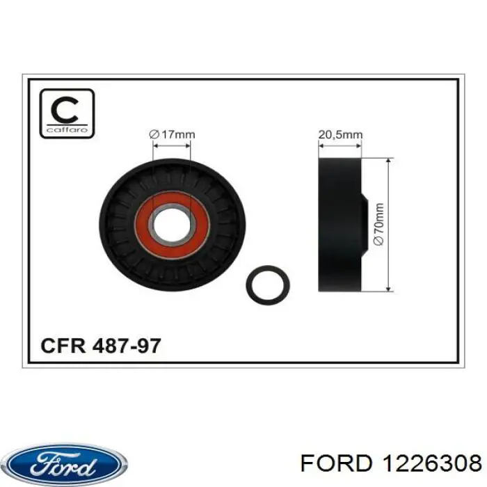 Купити Кронштейн бампера переднього Ford Focus I DFW
