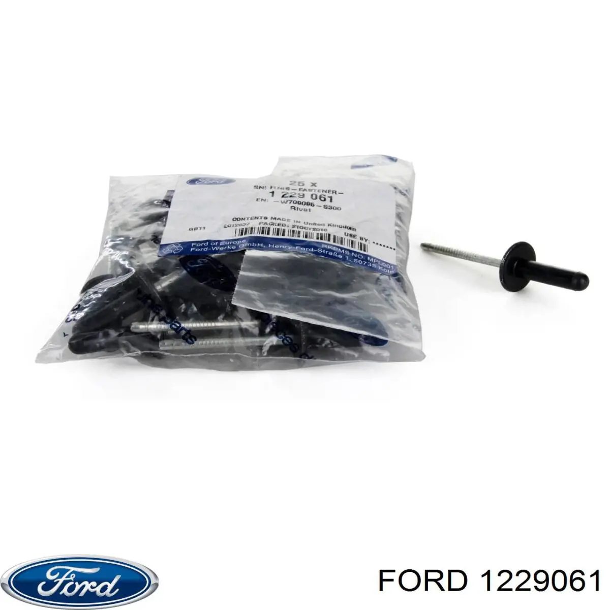 Кліпса (пістон) кріплення молдинга двері Ford 1229061 ціна, від 2.95 USD