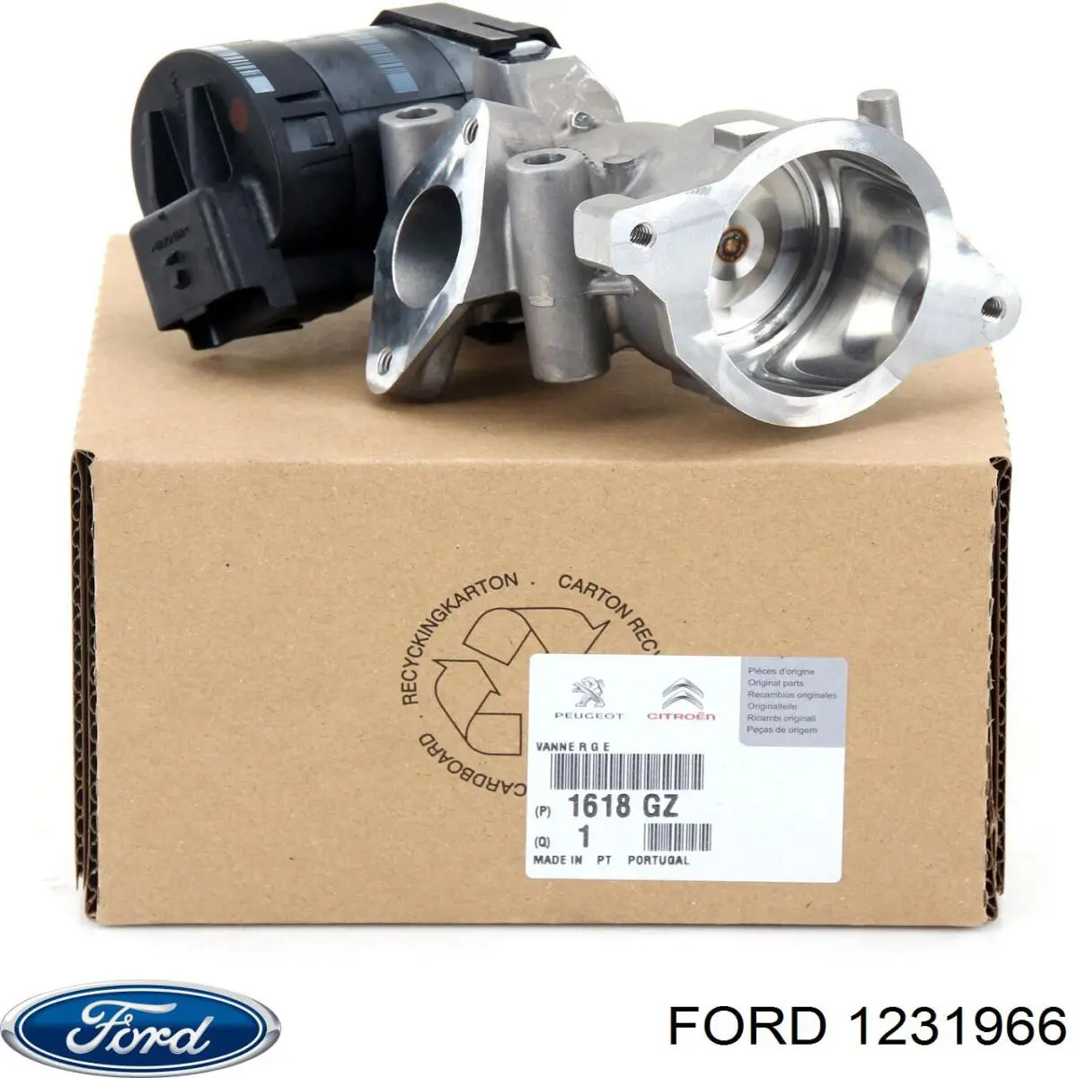 1231966 Ford прокладка egr-клапана рециркуляції