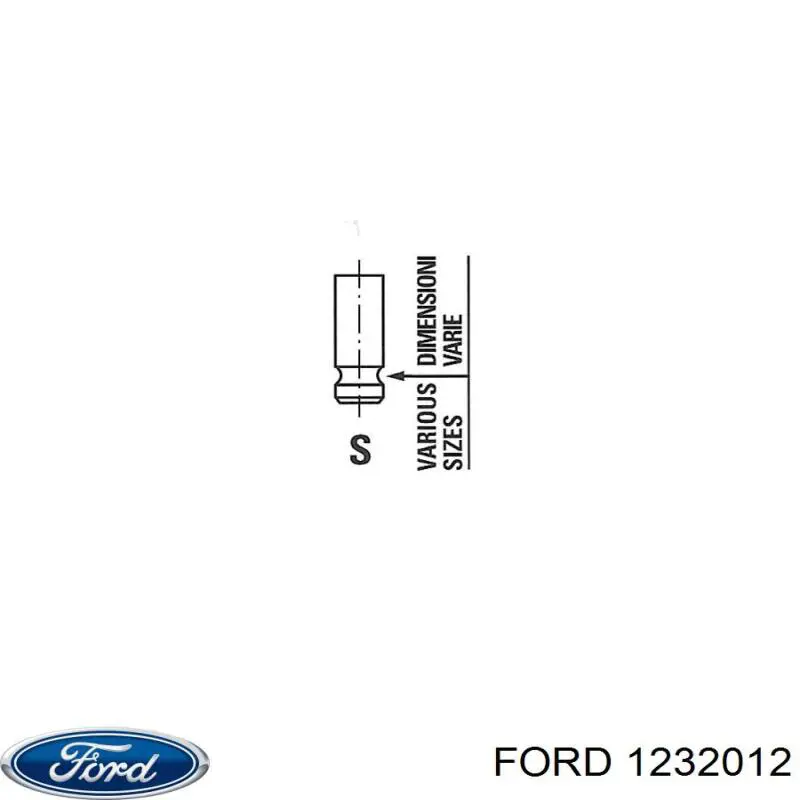 1232012 Ford Болт вихлопної системи (глушника)