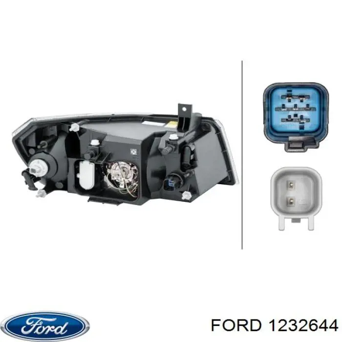 4696800 Ford Фара дальнього світла в зборі