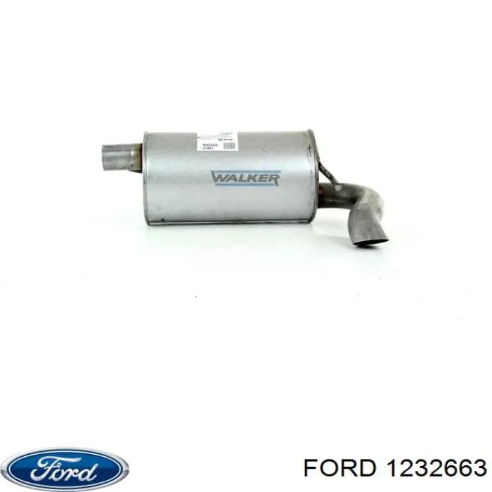Вихлопна труба Ford 1232663 ціна, від 50.61 USD
