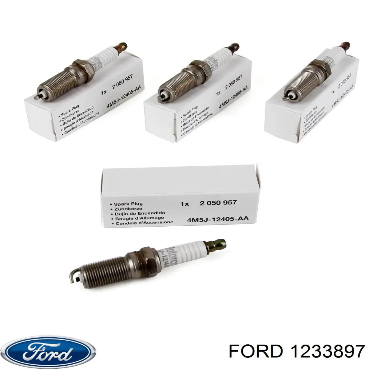 Свічки запалювання 1233897 Ford
