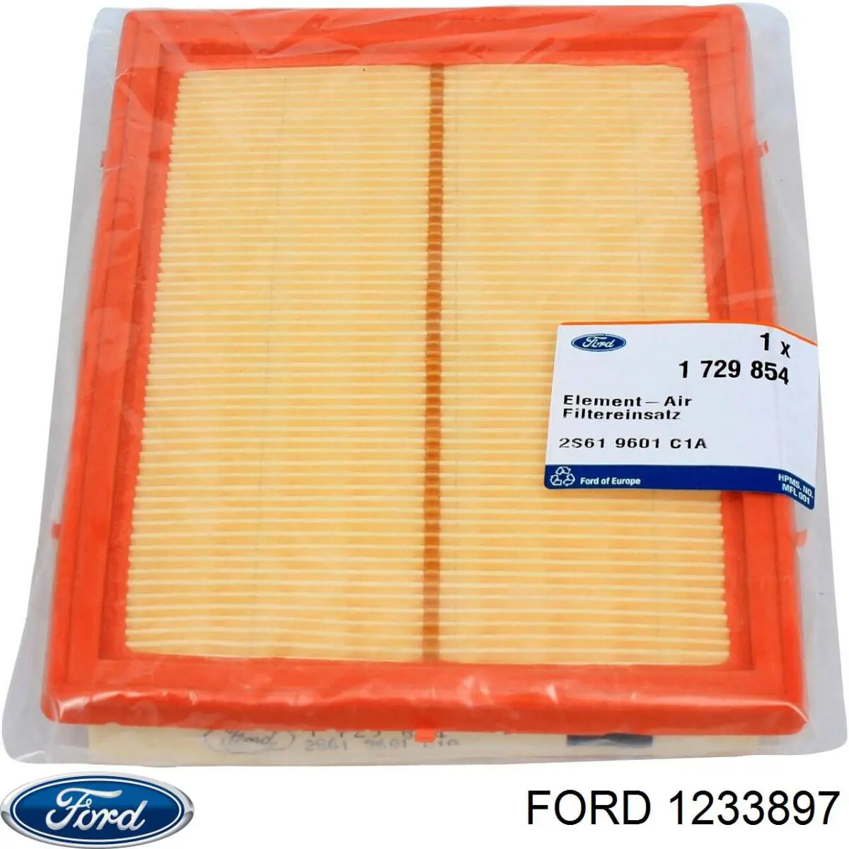 1233897 Ford Свіча запалювання