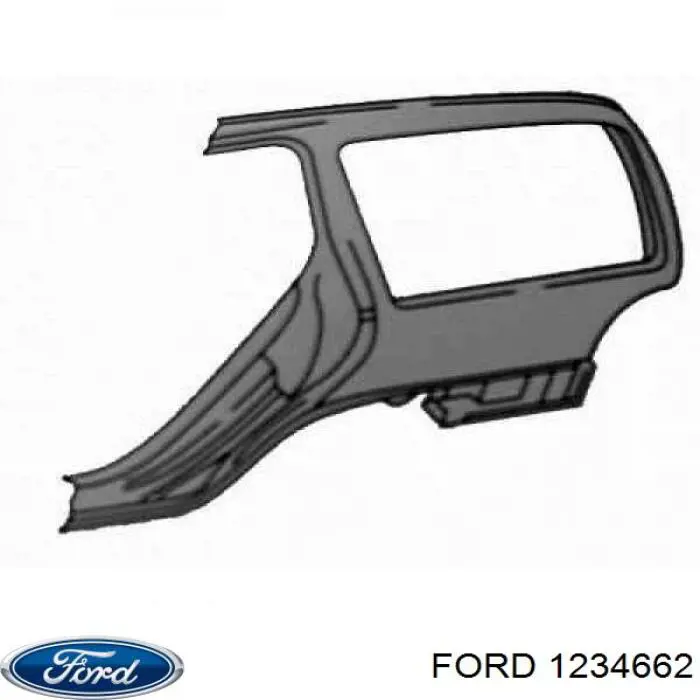 Крило заднє праве Ford Focus 1 (DNW) (Форд Фокус)