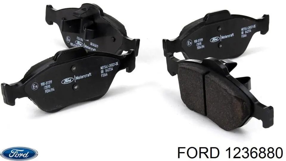 Купити 1236880 Ford Колодки гальмівні передні, дискові