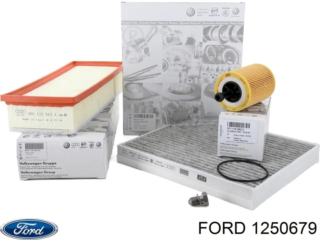 Фільтр масляний Ford 1250679