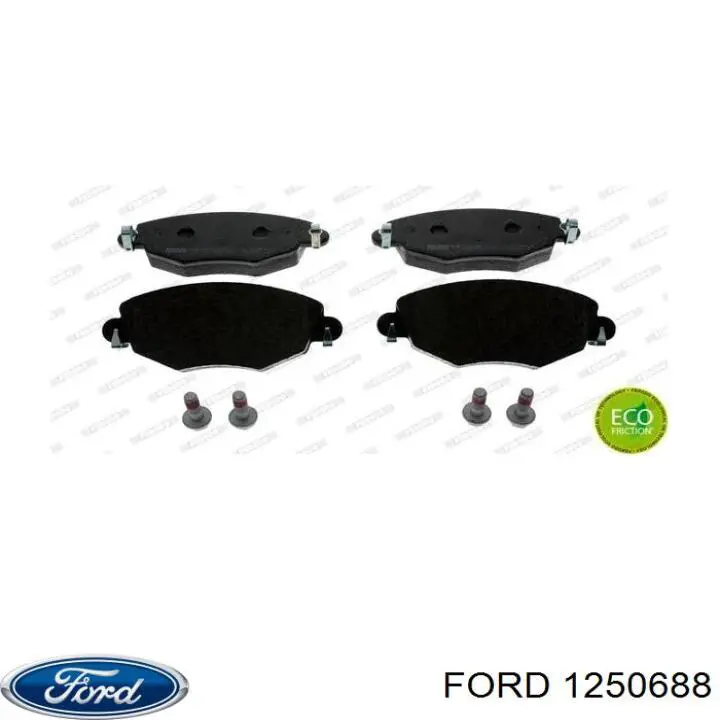 Купити 1250688 Ford Колодки гальмівні передні, дискові