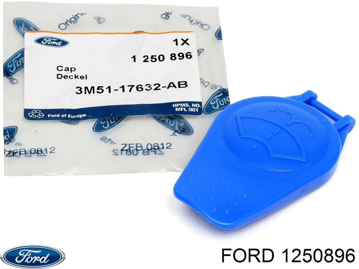 Кришка бачка омивача Ford 1250896 ціна, від 2.26 USD
