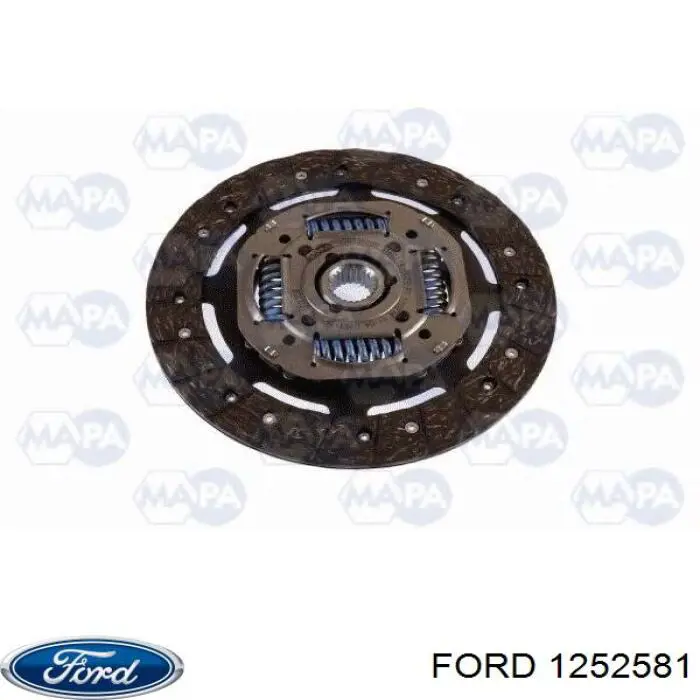 Комплект зчеплення (3 частини) Ford 1252581 ціна, від 89.66 USD