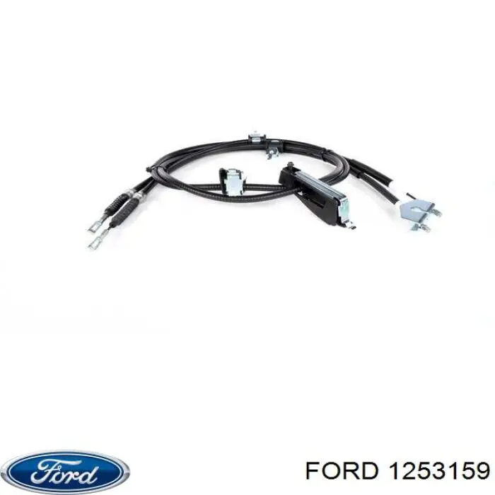 Трос ручного гальма задній, правий/лівий 1253159 Ford
