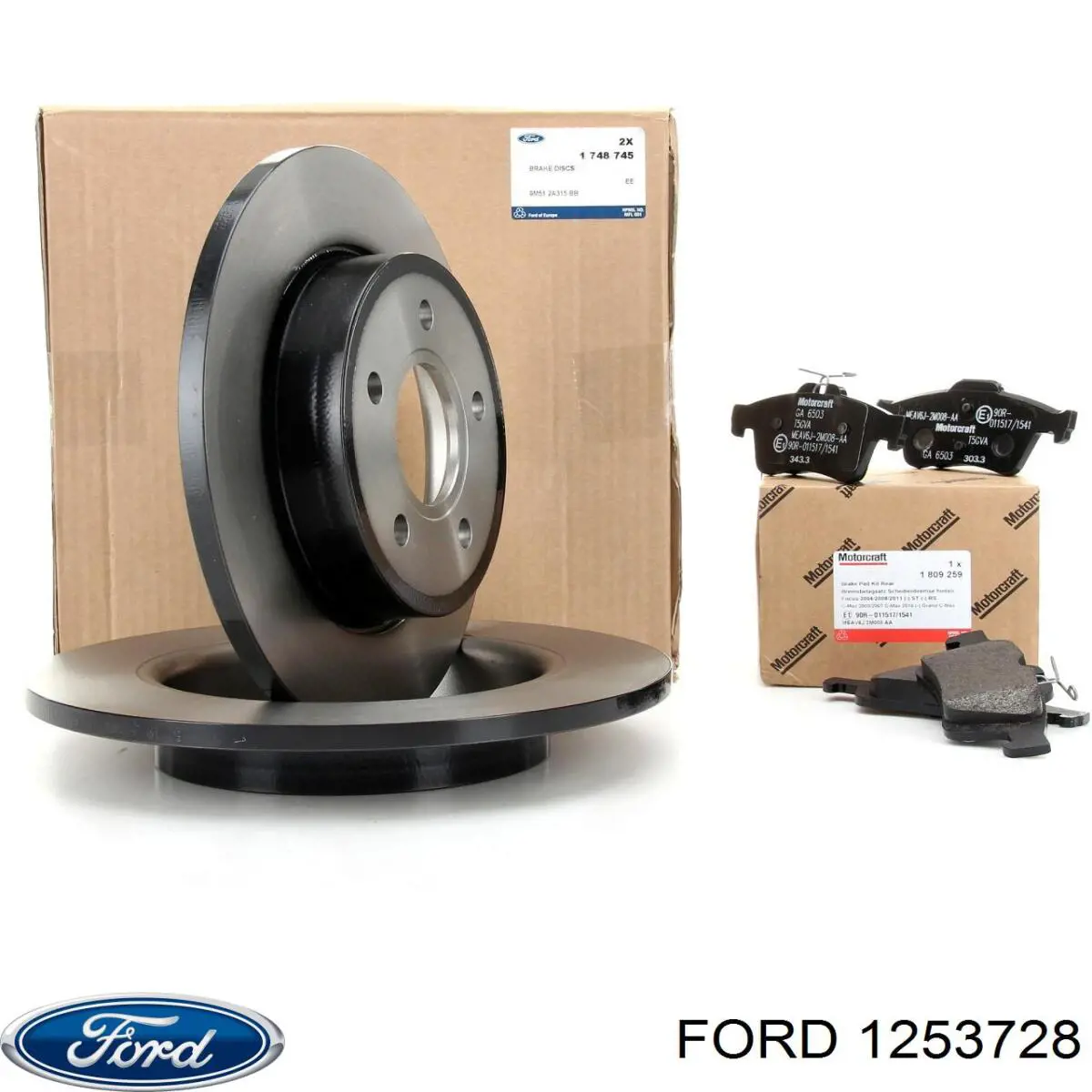 1253728 Ford Дискові гальма