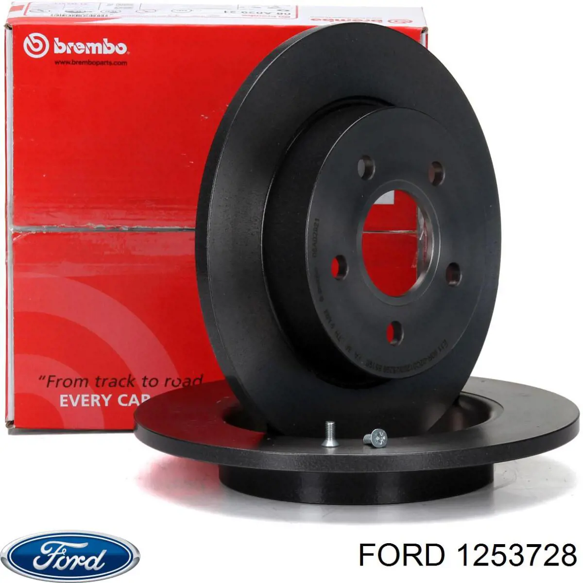 Купити 1253728 Ford Диск заднього гальма