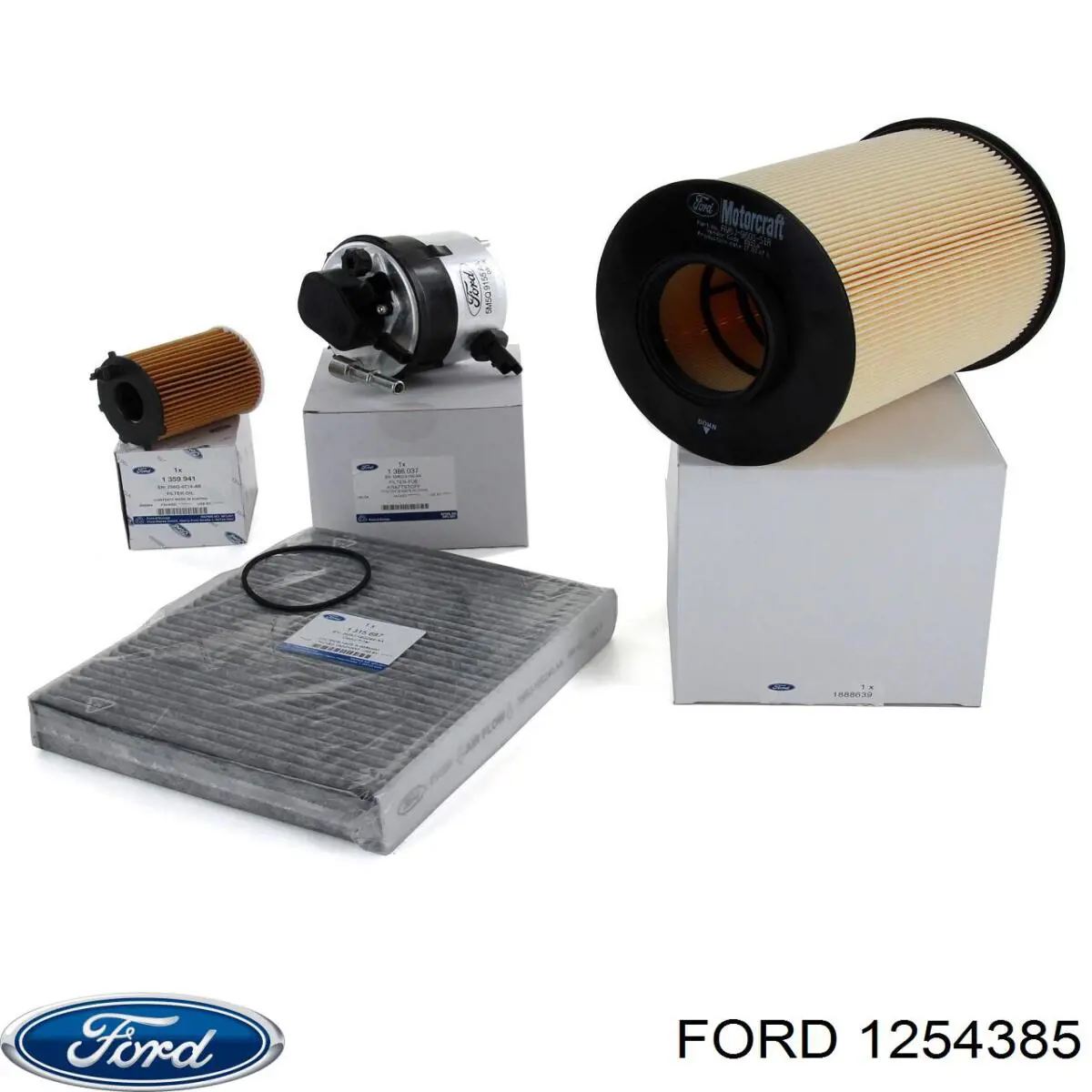 Масляний фільтр двигуна Ford 1254385 ціна, від 6.15 USD