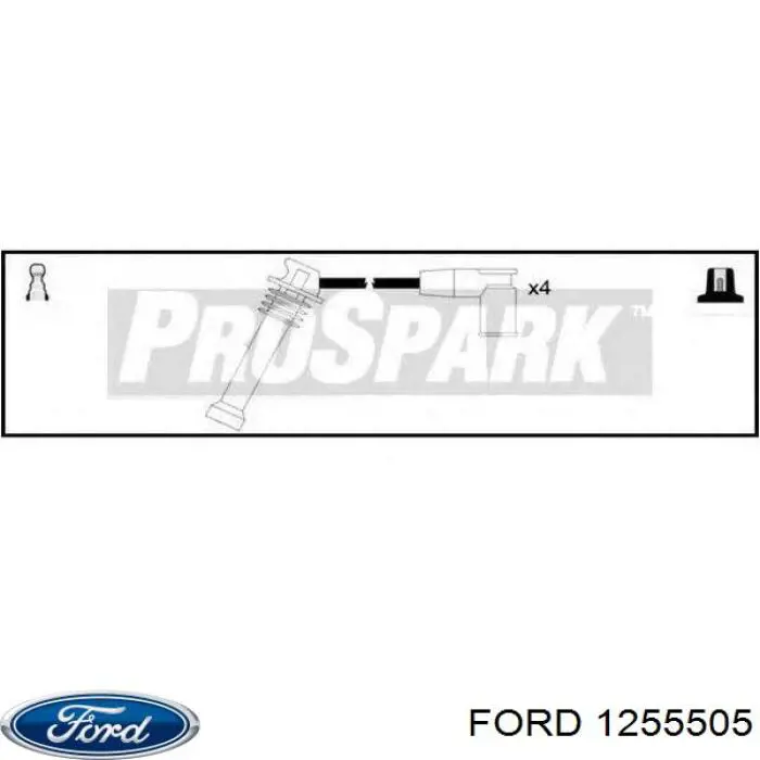 Купити 1255505 Ford Провід високовольтні, комплект